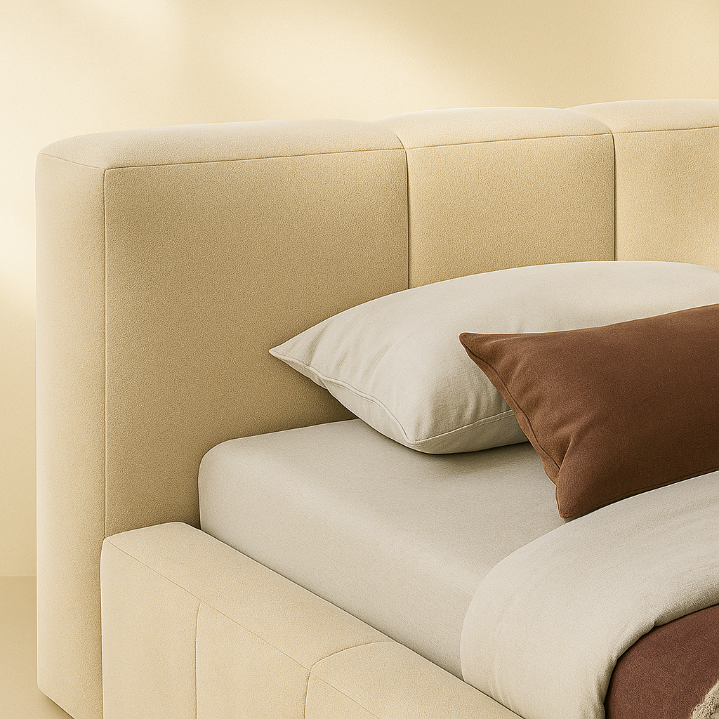 Carlin Chenille Fabric Bed