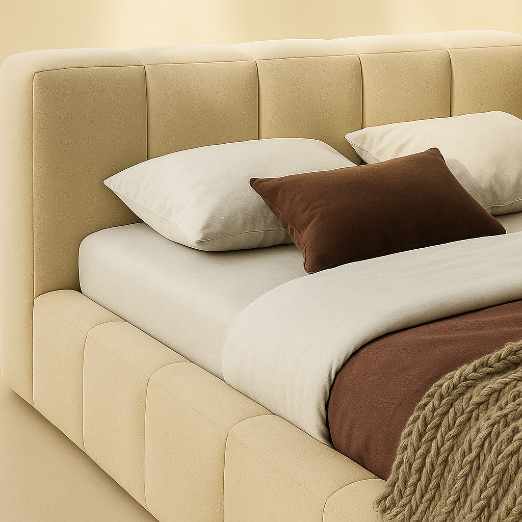 Carlin Chenille Fabric Bed