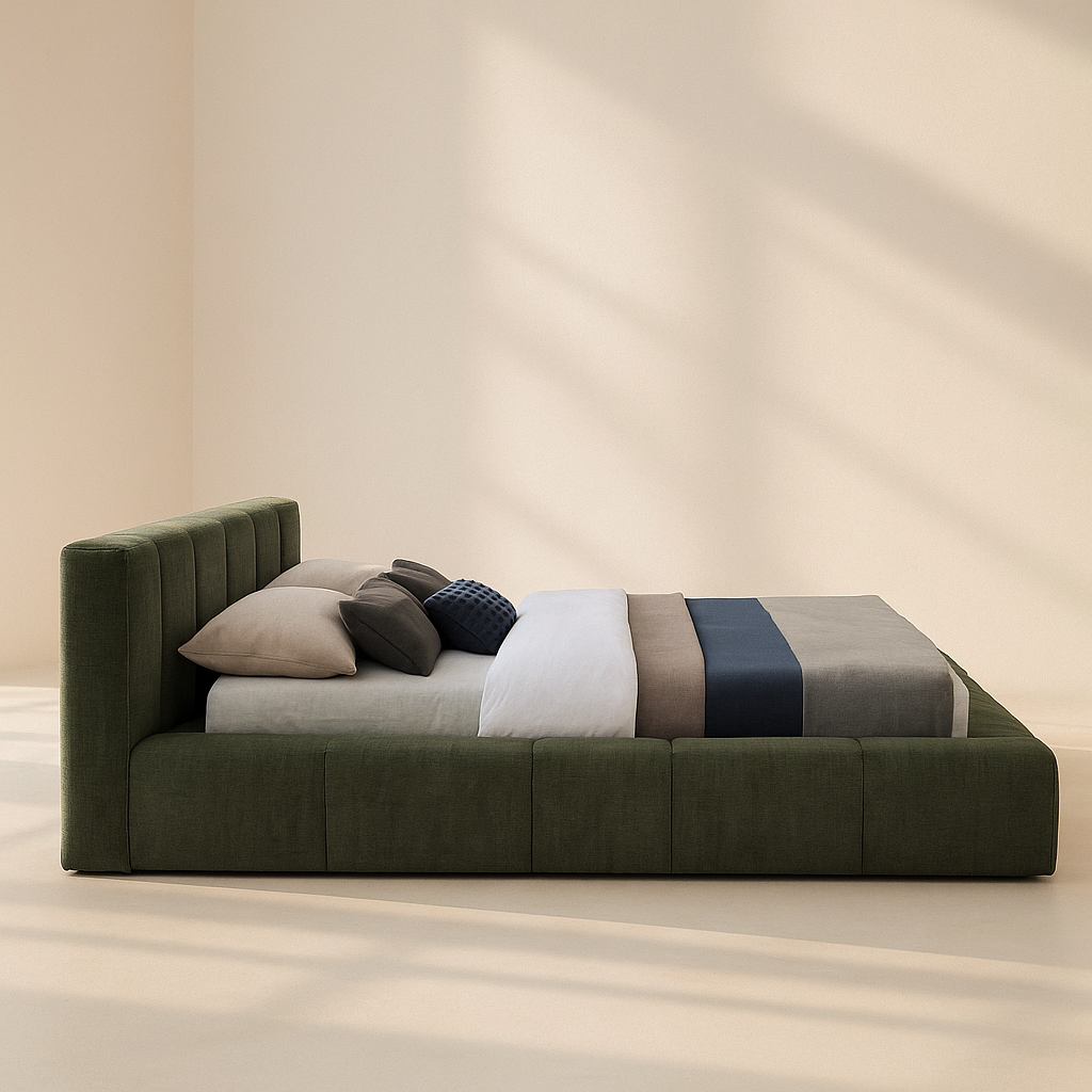 Carlin Chenille Fabric Bed