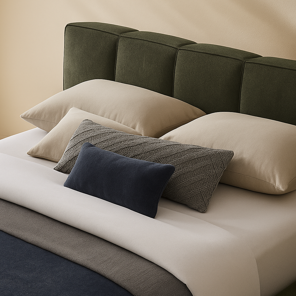 Carlin Chenille Fabric Bed