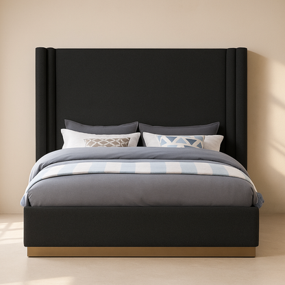 Halton Boucle Fabric Bed