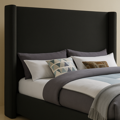 Halton Boucle Fabric Bed