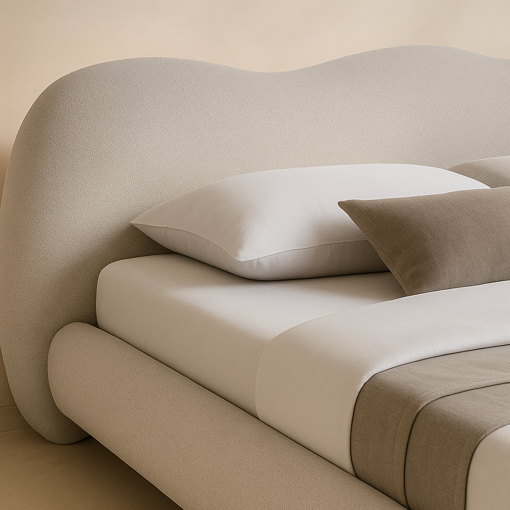 Hyde Boucle Fabric Bed