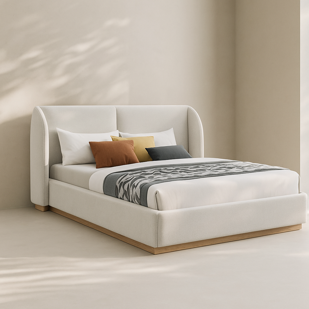 Jardin Boucle Fabric Bed