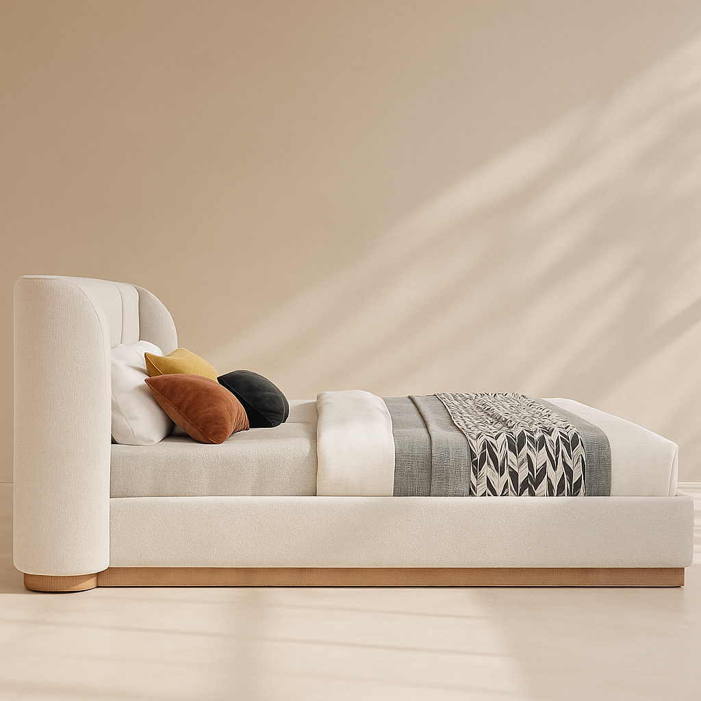 Jardin Boucle Fabric Bed