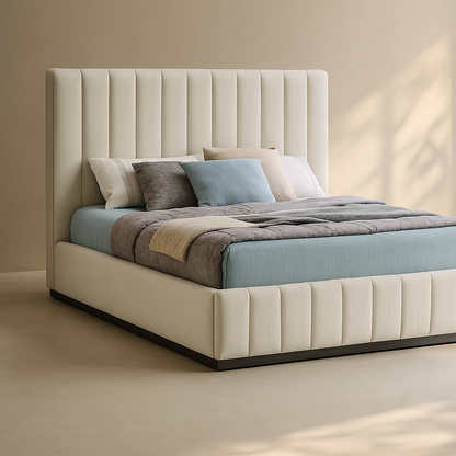 Lucia Linen Fabric Bed