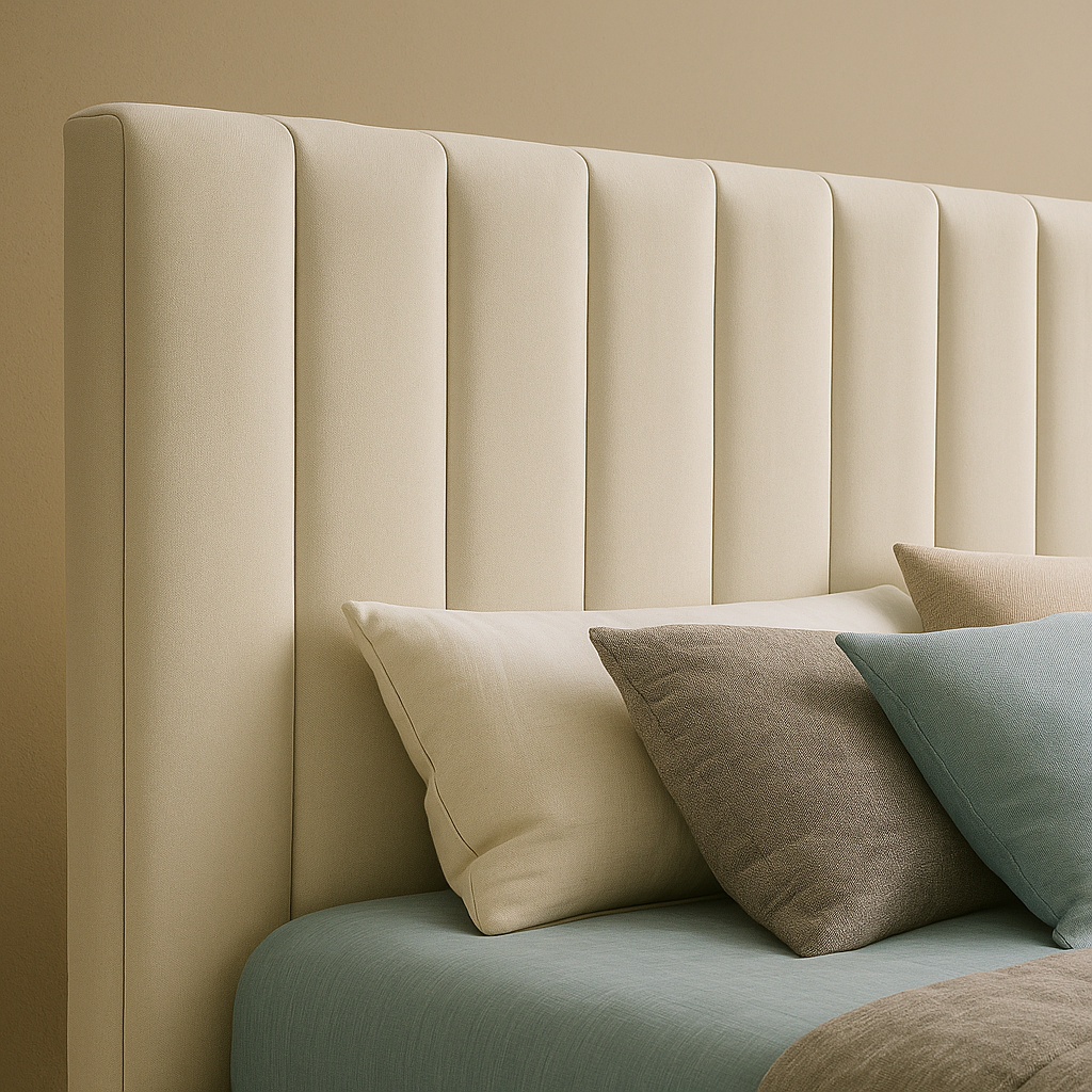 Lucia Linen Fabric Bed