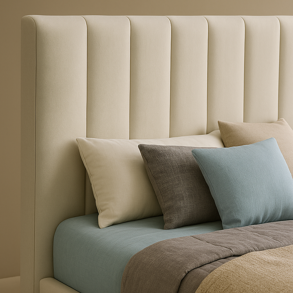 Lucia Linen Fabric Bed