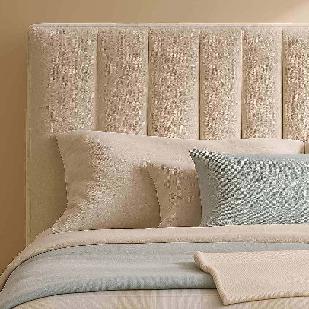 Lucia Linen Fabric Bed