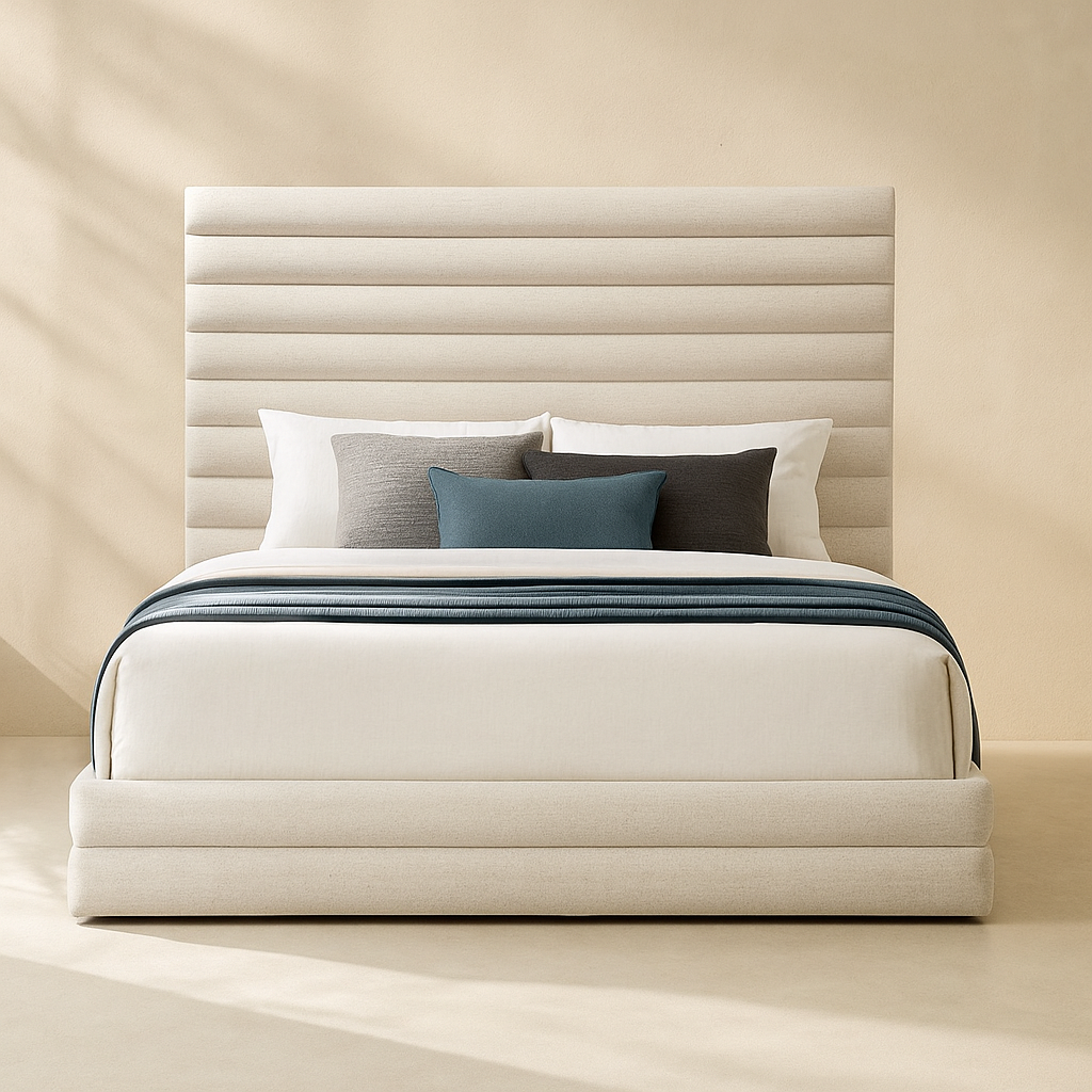 Maxwell Linen Fabric Bed