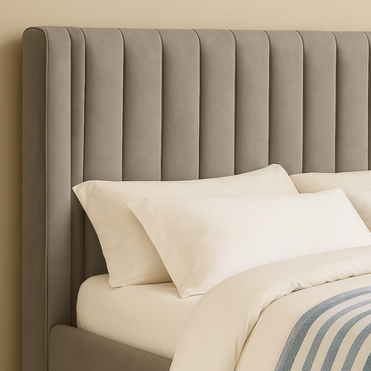 Logan Linen Fabric Bed