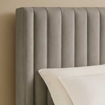 Logan Linen Fabric Bed