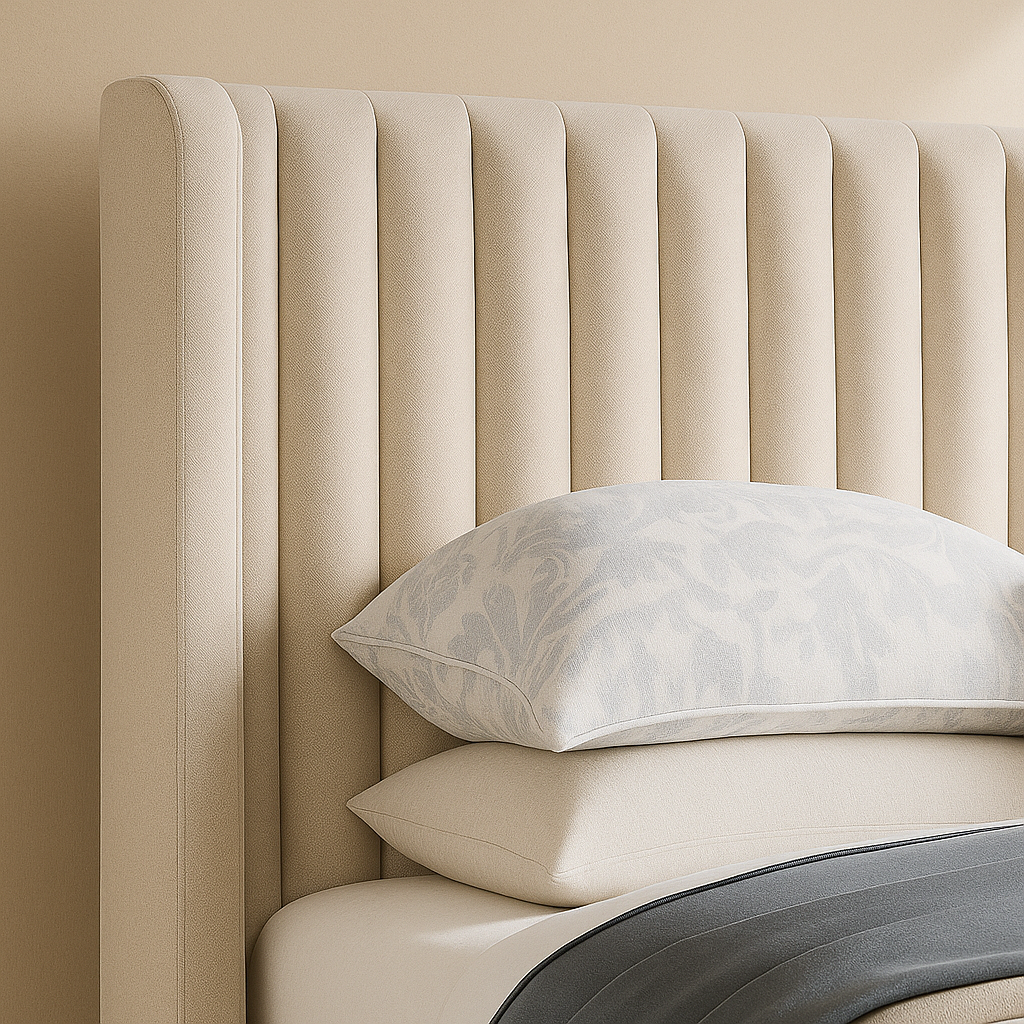 Logan Linen Fabric Bed