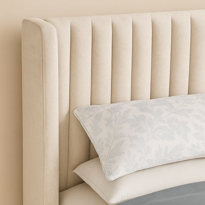 Logan Linen Fabric Bed