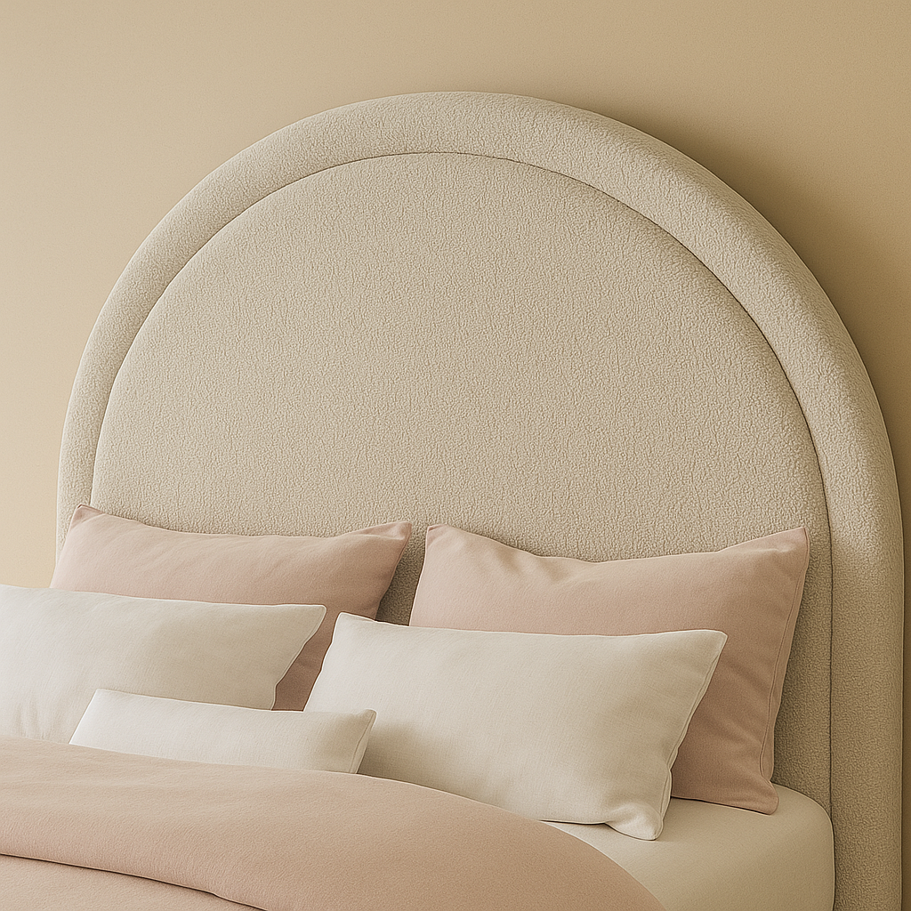 Milo Boucle Fabric Bed