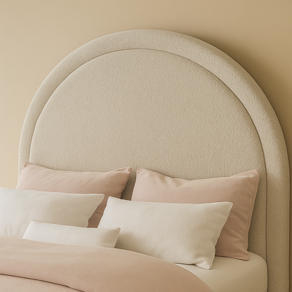 Milo Boucle Fabric Bed