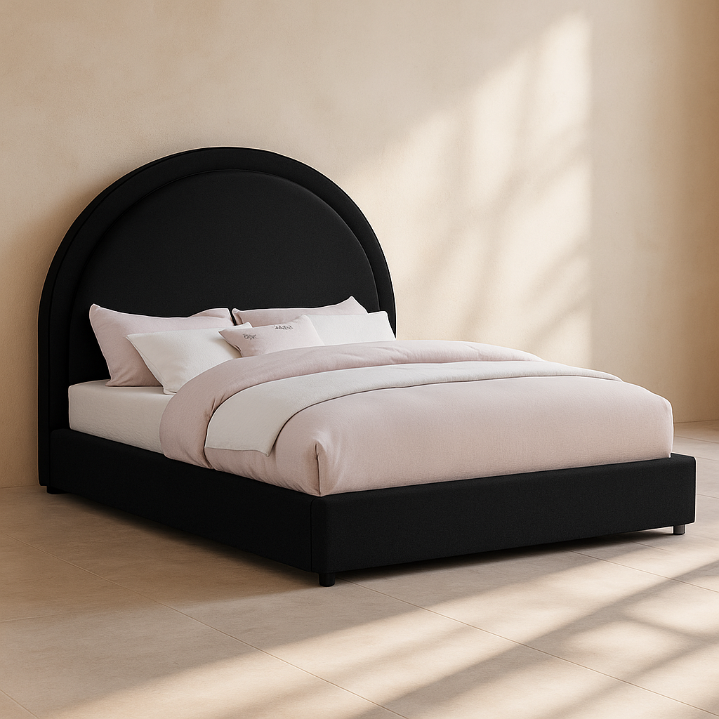 Milo Boucle Fabric Bed