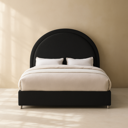 Milo Boucle Fabric Bed