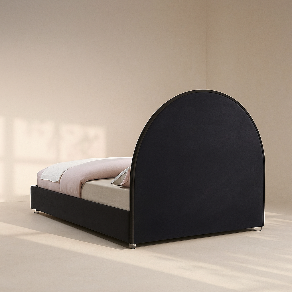 Milo Boucle Fabric Bed