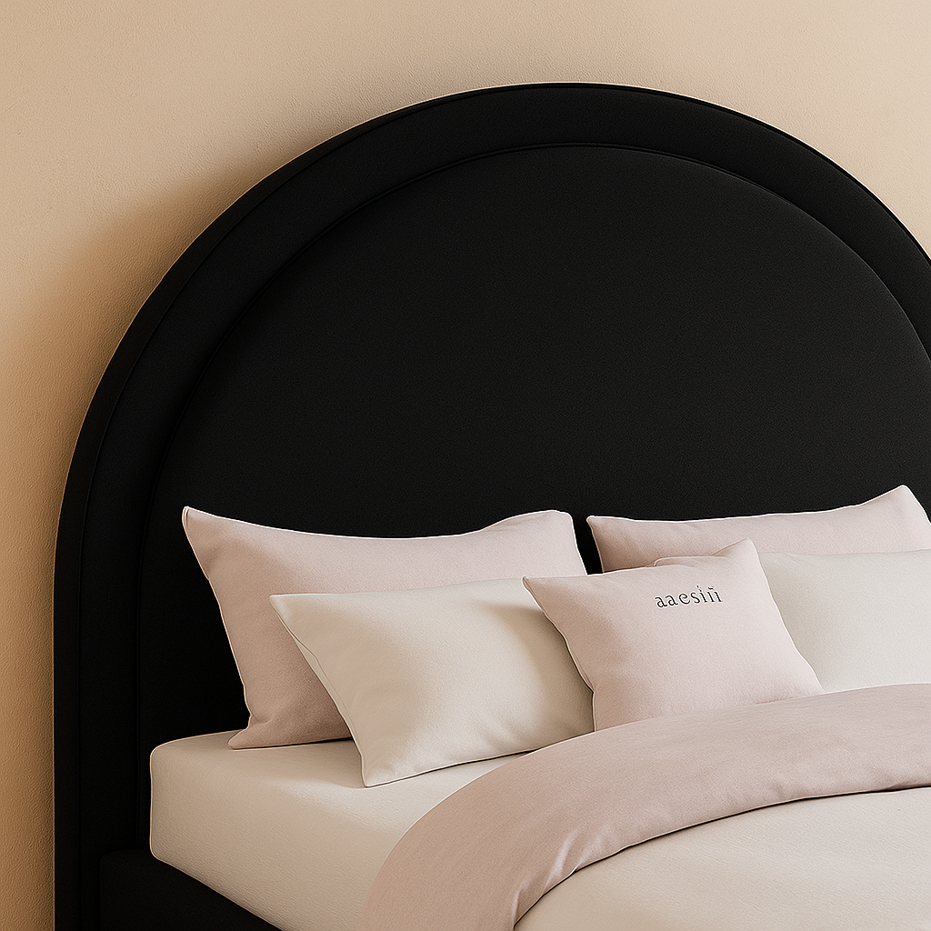 Milo Boucle Fabric Bed