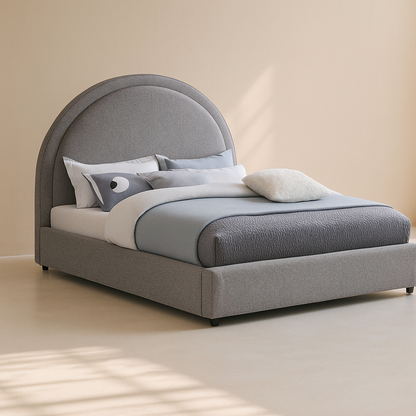 Milo Boucle Fabric Bed