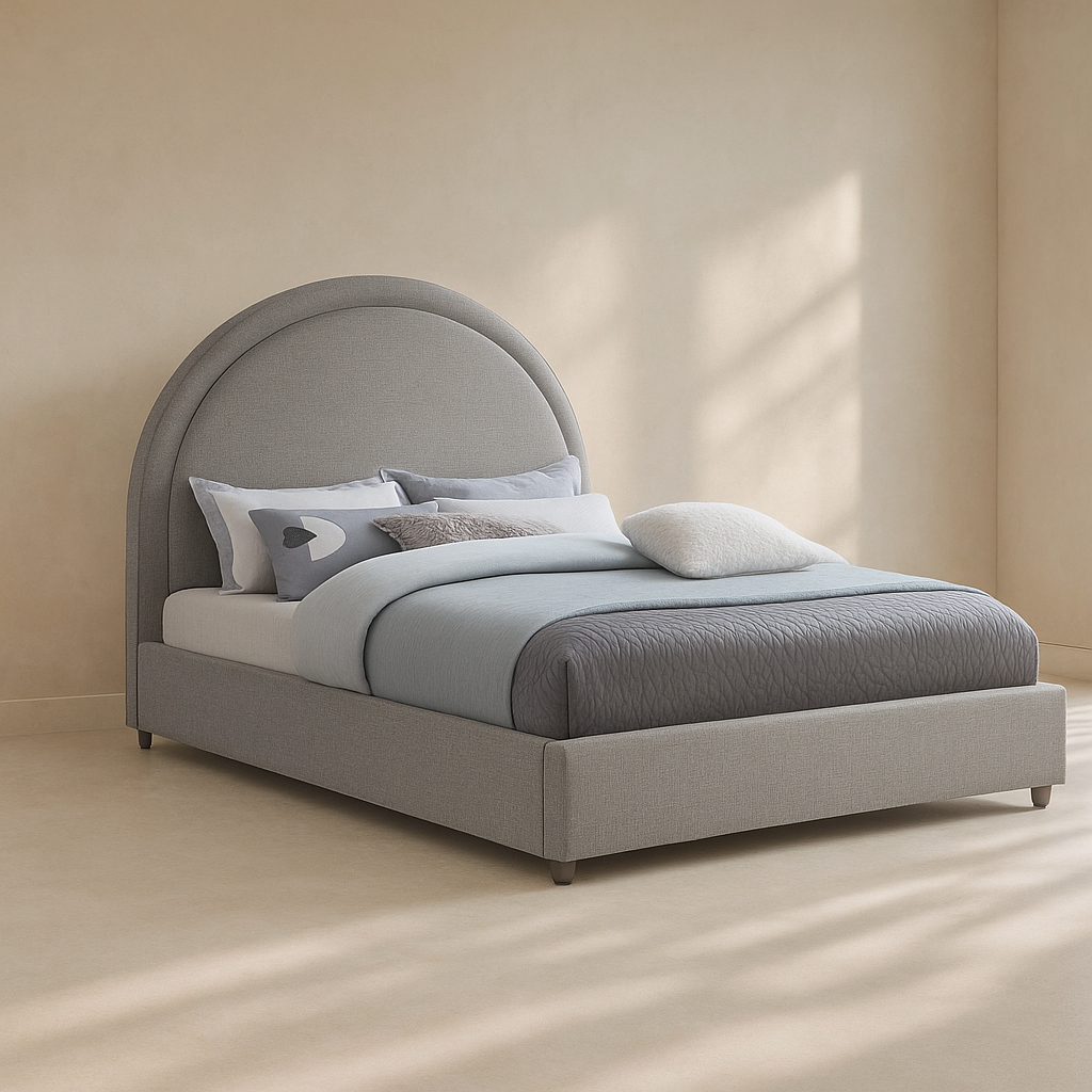 Milo Boucle Fabric Bed