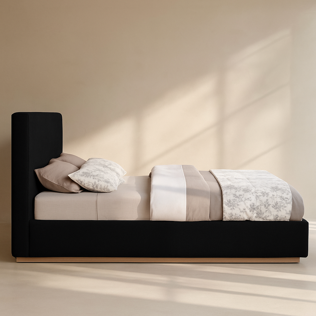 Monaco Boucle Fabric Bed