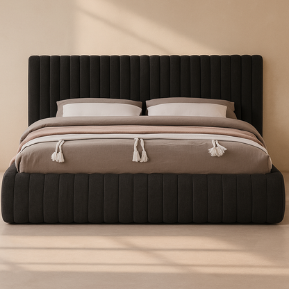 Nash Boucle Fabric Bed