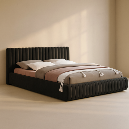 Nash Boucle Fabric Bed