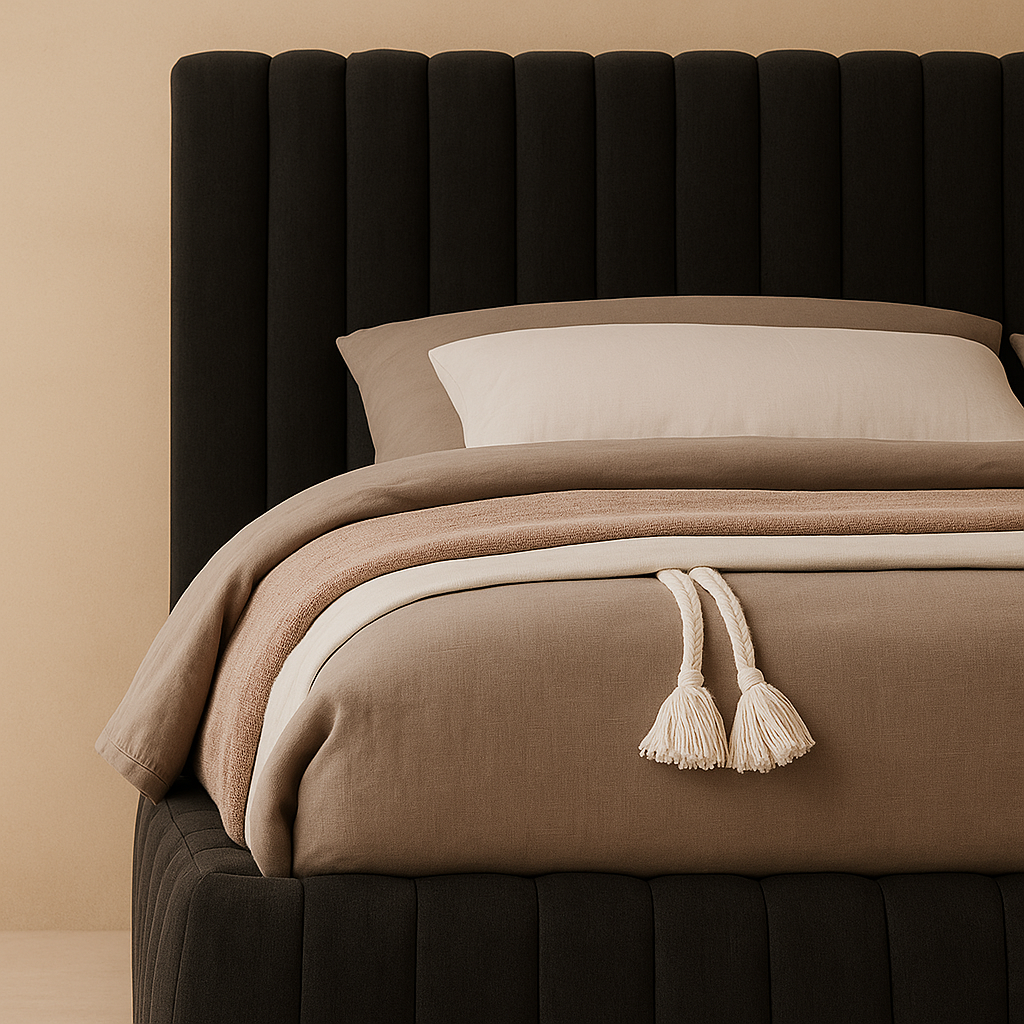 Nash Boucle Fabric Bed