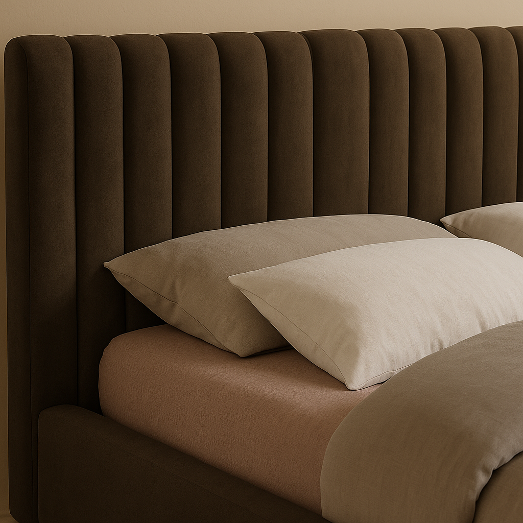 Nash Boucle Fabric Bed