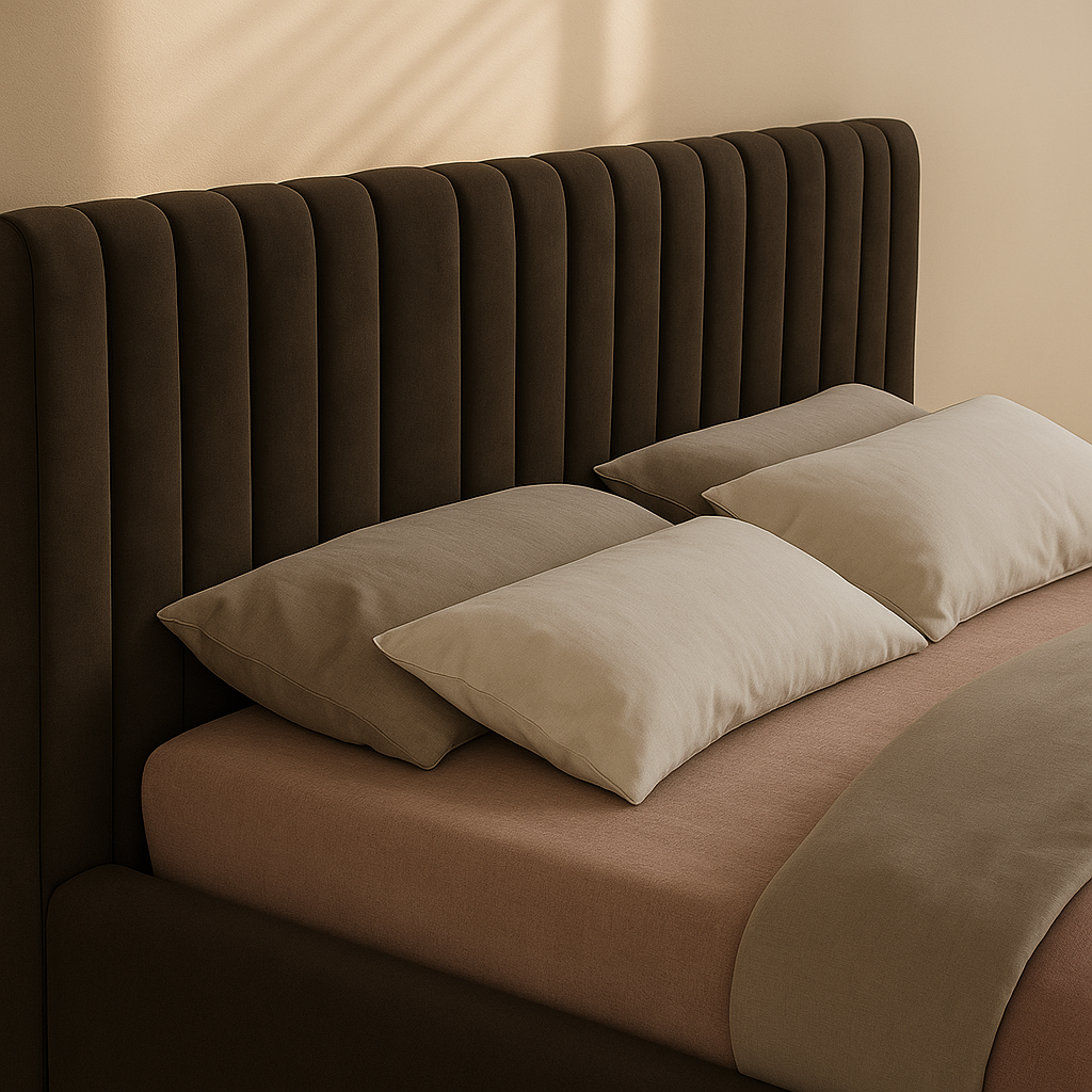 Nash Boucle Fabric Bed