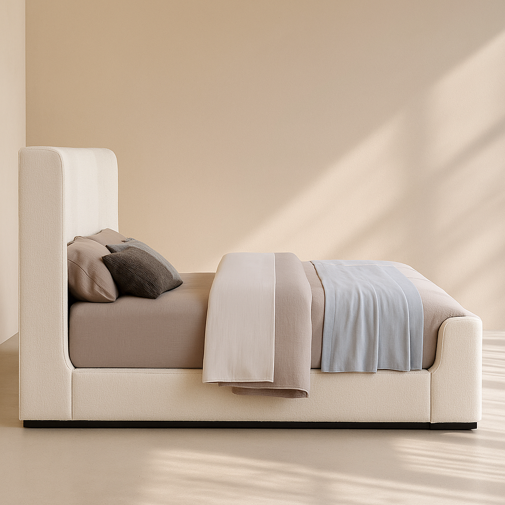 Oliver Boucle Fabric Bed