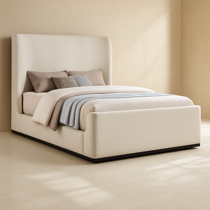 Oliver Boucle Fabric Bed