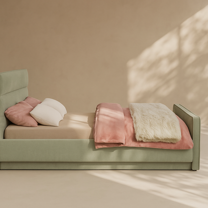 Paxton Chenille Fabric Bed