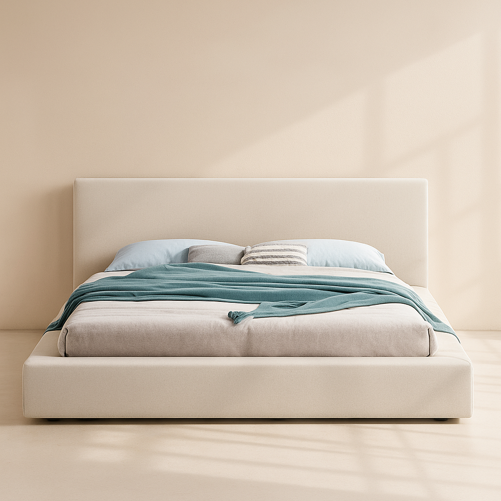 Terra Boucle Fabric Bed