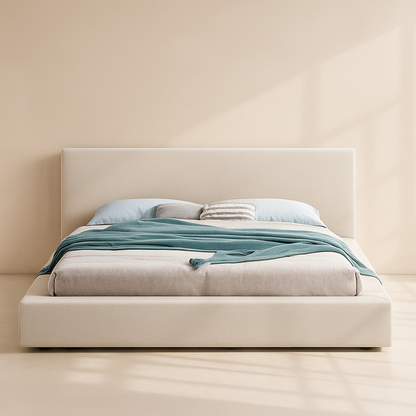 Terra Boucle Fabric Bed