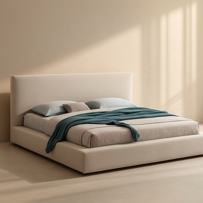 Terra Boucle Fabric Bed