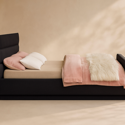 Terra Boucle Fabric Bed