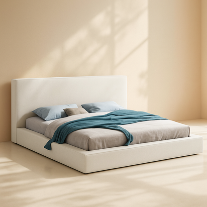 Terra Boucle Fabric Bed