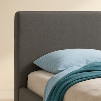 Terra Boucle Fabric Bed