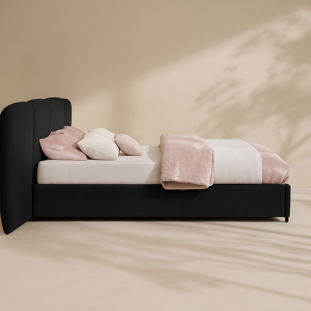 Shiloh Boucle Fabric Bed