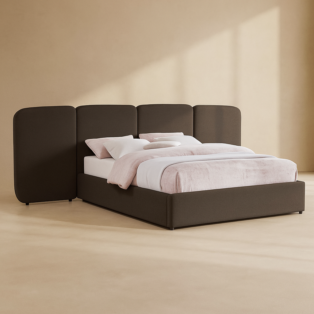 Shiloh Boucle Fabric Bed