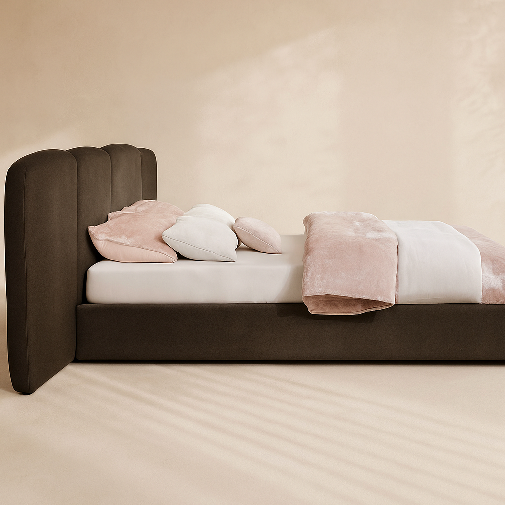 Shiloh Boucle Fabric Bed