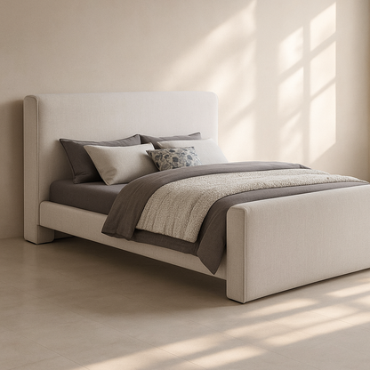 Stylus Boucle Fabric Bed