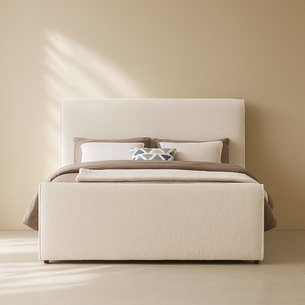 Stylus Boucle Fabric Bed
