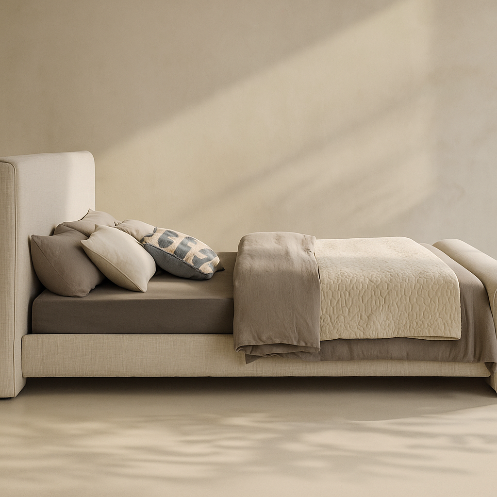 Stylus Boucle Fabric Bed