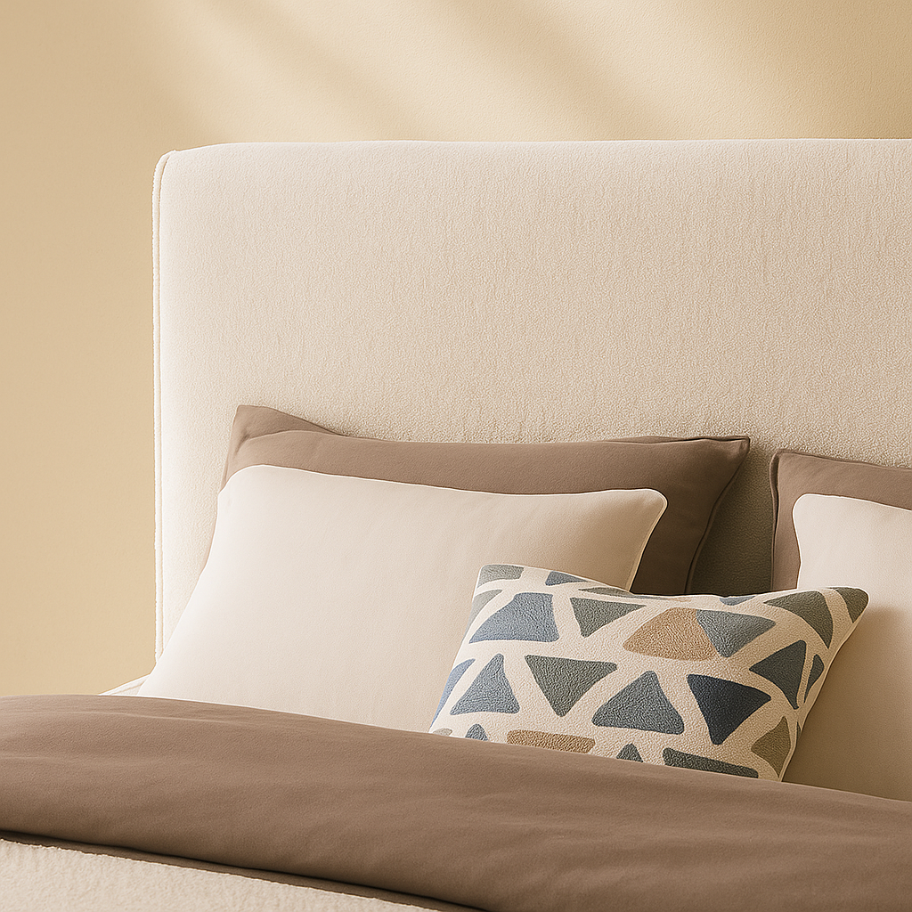 Stylus Boucle Fabric Bed