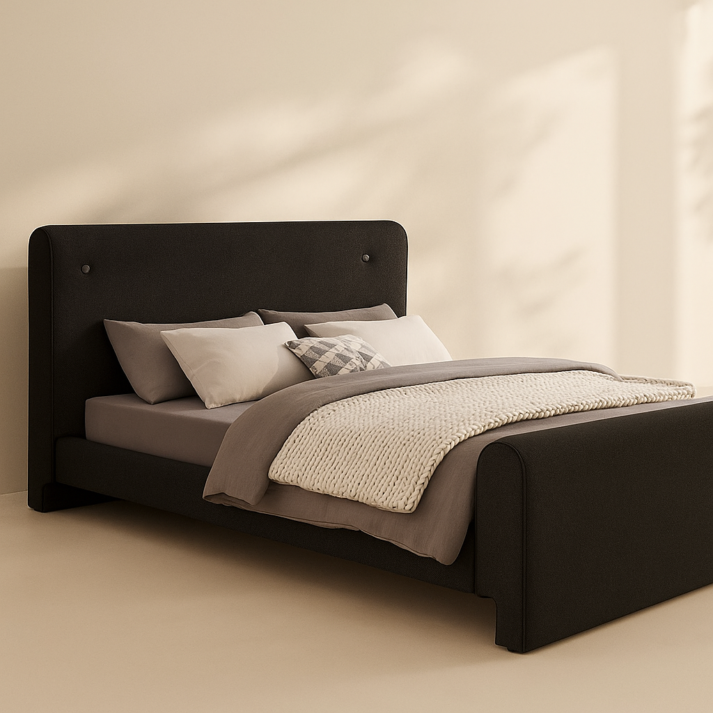 Stylus Boucle Fabric Bed