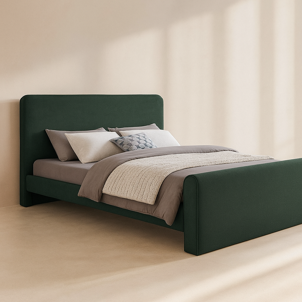 Stylus Boucle Fabric Bed